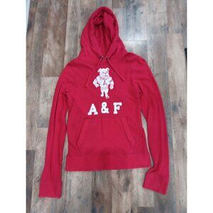 VINTAGE‎ Abercrombie Fitch Hoodie Small Muscle Y2K Heavyweight Distressed